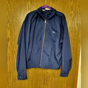 Vintage Lacoste mens navy lightweight jacket size XL